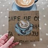 Coffee cup card