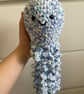blue crochet handmade octopus! - Image 1