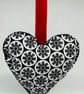 Fabric heart decorations SET 3 - Image 2