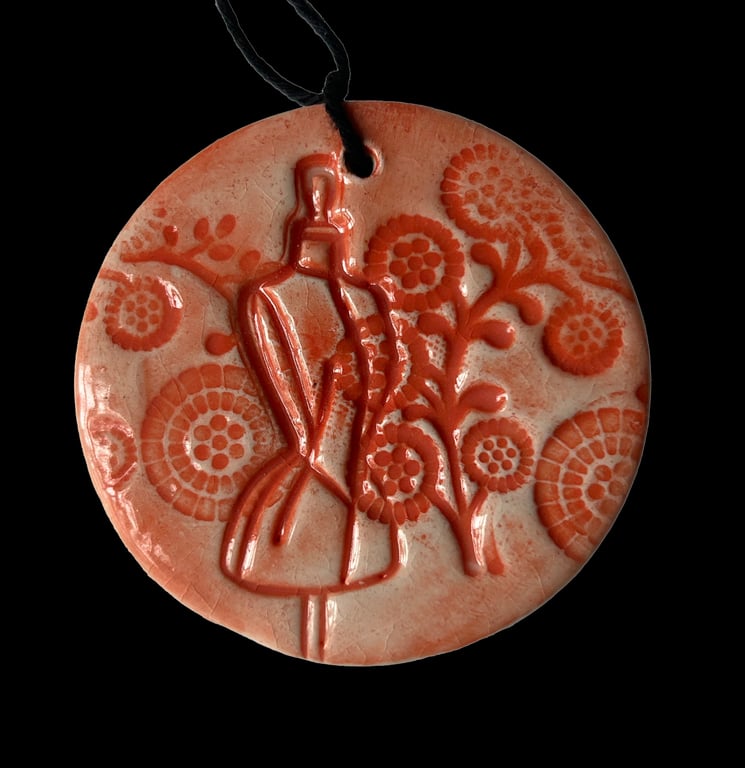 Ceramic Love Token: Keepsake: Red