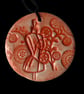 Ceramic Love Token: Keepsake: Red