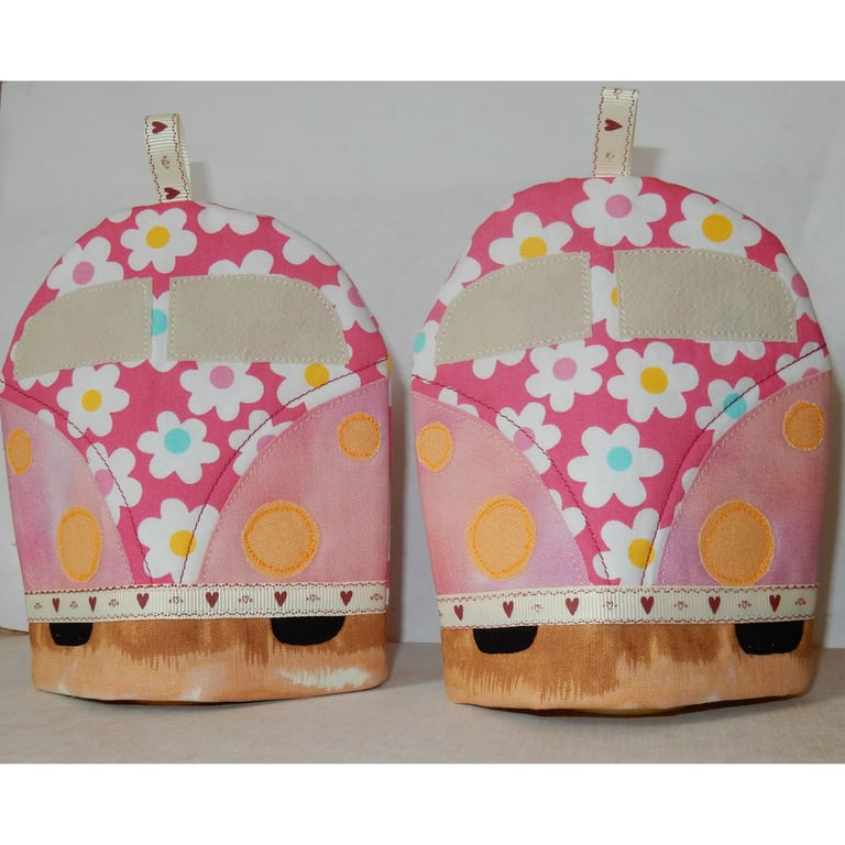 Egg Cosies Camper vans pair SALE PRICE