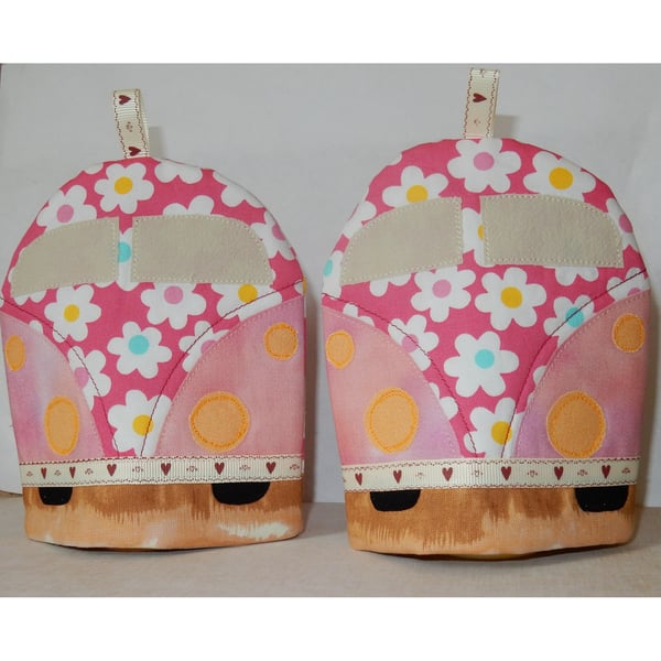 Egg Cosies Camper vans pair SALE PRICE