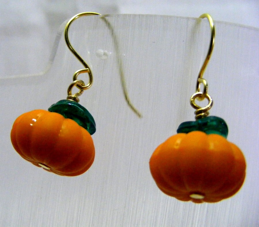 Pumpkin Earrings