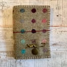 A6 Abraham Moon Wool Notebook Journal Cover with 3 replaceable notebooks