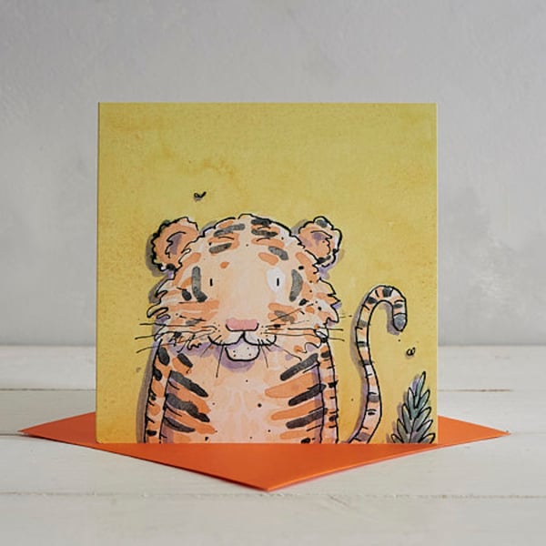 Dudley the Tiger Greetings Card