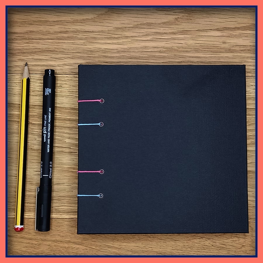 Image of Coptic Notebook black