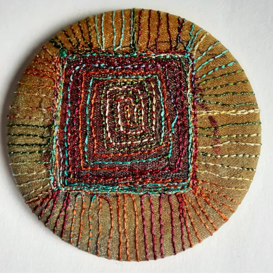 Perfectly Imperfect Pocket Mirror 58mm Fabric Pocket Mirror Handbag Accessory