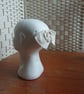 Handmade silk hair bow for a lady, a girl, eco bride, bridesmaid, or flower girl - Image 1