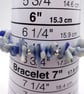 blue sea lampwork glass bracelet - Image 4