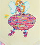Fairy Princess theme cross stitch wall hanging home decor - Image 9