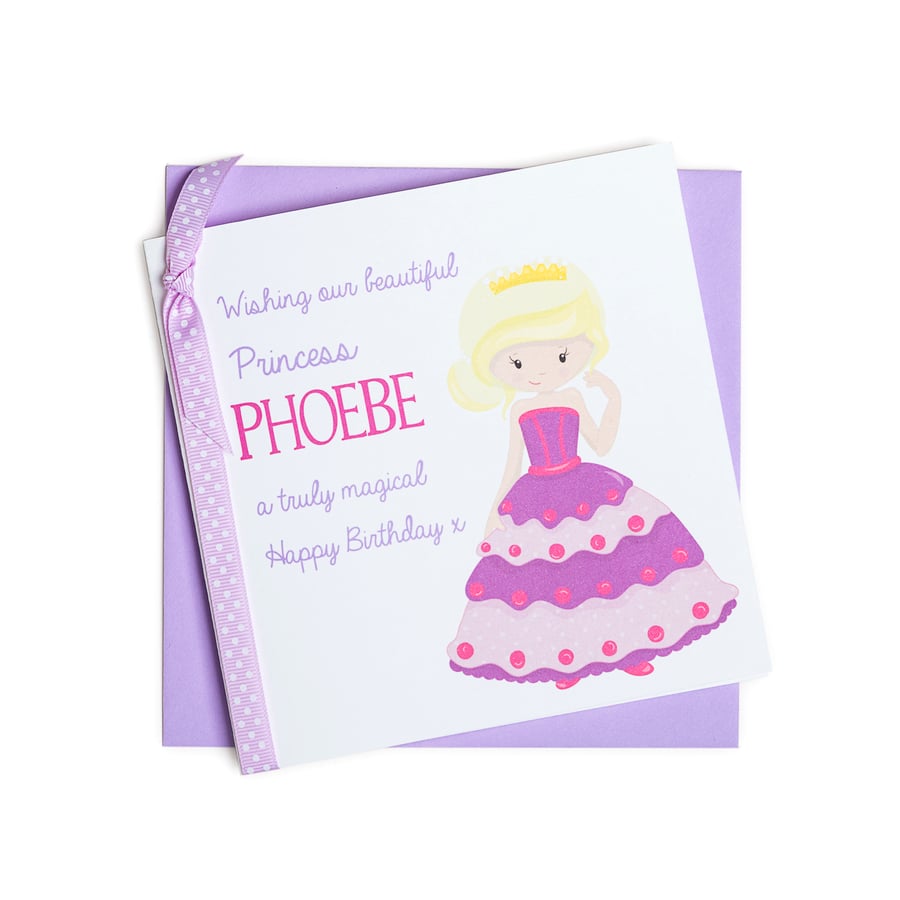 Personalised Princess Card