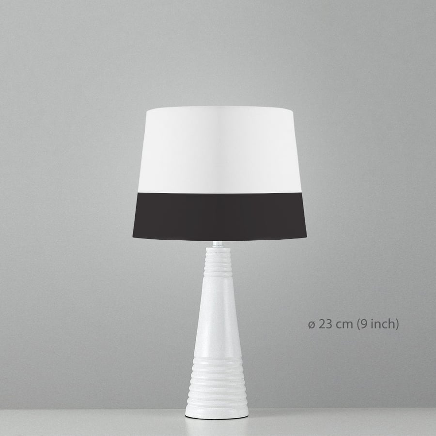 Line Lamp Shade. Diameter 23 cm (9 in). Ceiling or floor, table lamp.