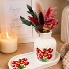 Handmade Butterfly & Tulip Decorative Set 