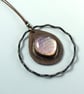 Hanging Decorations, Copper and Striped Dichroic Glass - Image 4