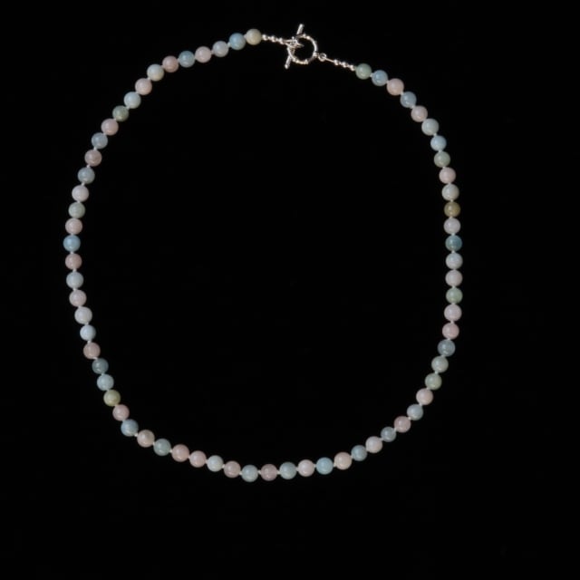 Pretty Pastel Multi-Stone Beryl Necklace - Folksy