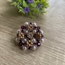 Gorgeous beaded brooch 