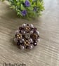 Gorgeous beaded brooch 