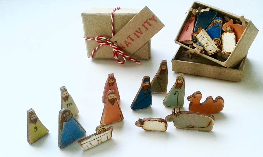 Miniature Nativity Scene
