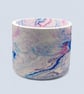 Blue, Lilac and Purple Plant Pot - Marbled Large Round Planter - Image 7