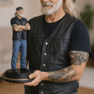 Custom 3D Printed Figurine Personalised Mini Statue Hand Painted Made to Order