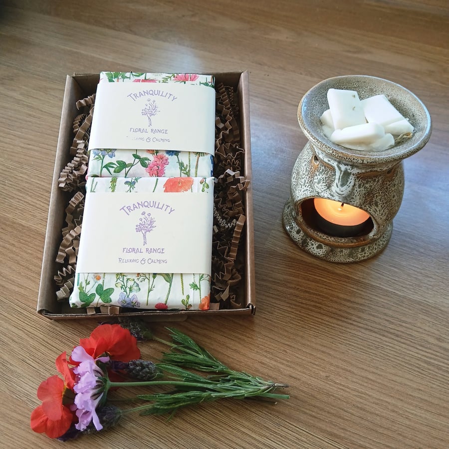 Wildflower Meadow Botanical Bars Lavender & Neroli Essential Oil Soy Wax Melts