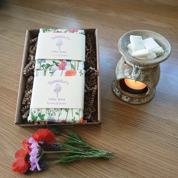 Wildflower Meadow Botanical Bars Lavender & Neroli Essential Oil Soy Wax Melts
