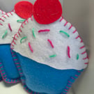 Birthday Bunting Cupcake Design