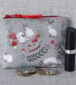 Small purse, coin purse, rabbits, mushrooms - Image 2