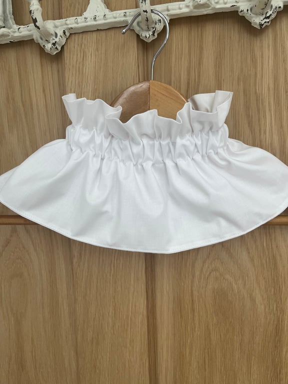 Cotton Ruffle Collar
