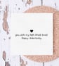 Spooky Anniversary Greeting Card, Alternative Partner Card. - Image 5