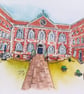 The Bluecoat Liverpool watercolour A5 - Image 2
