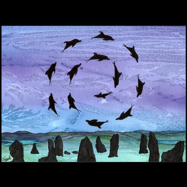 Circle of Life, an original framed painting