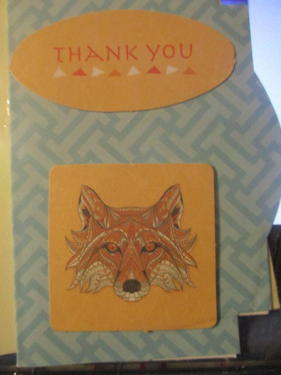 Thank you Fox Mini Card