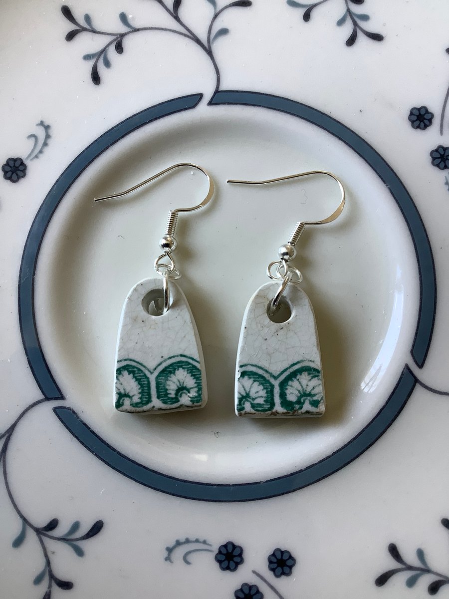 Handmade Ceramic Earrings, One of a Kind, Eco Friendly Gifts