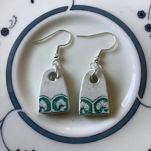 Handmade Ceramic Earrings, One of a Kind, Eco Friendly Gifts.