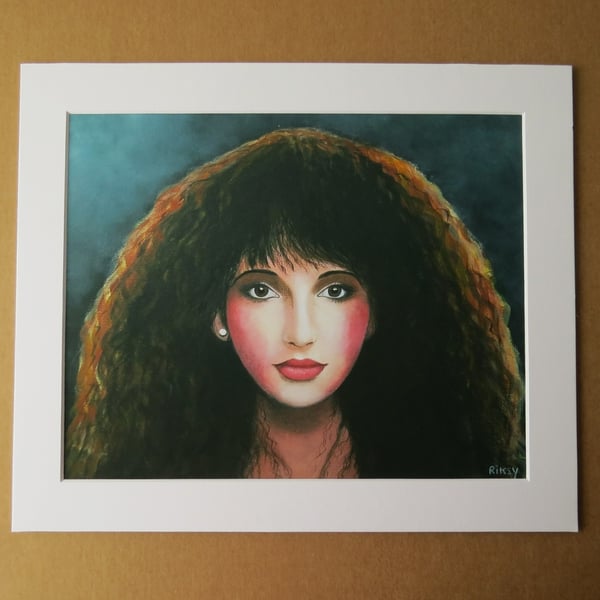 KATE BUSH - ART PRINT WITH MOUNT