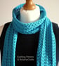 KNITTING PATTERN - Mini Waves Scarf - Lace knitting - Image 2