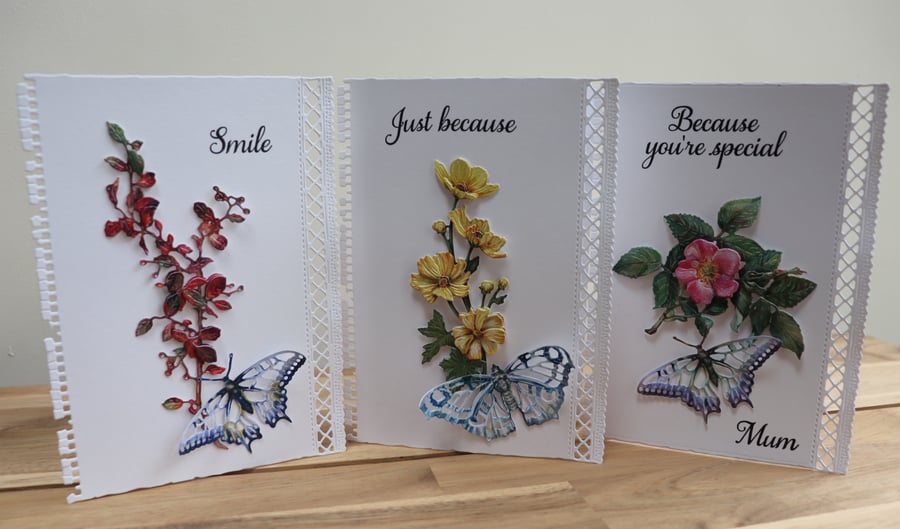 Field Notes Collection, Butterfly's and Flowers. 