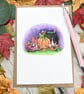 Toadstools, Potions & Pumpkins Card - Blank Card - Birthday Card - Halloween - Image 3