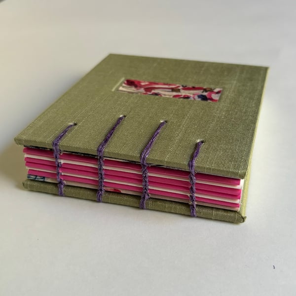 A Pretty Book in Green and Pink