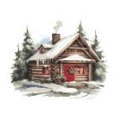 CHRISTMAS COTTAGE - Cross Stitch Pattern - Cross Stitch Chart