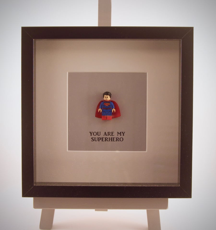 Superman mini Figure frame