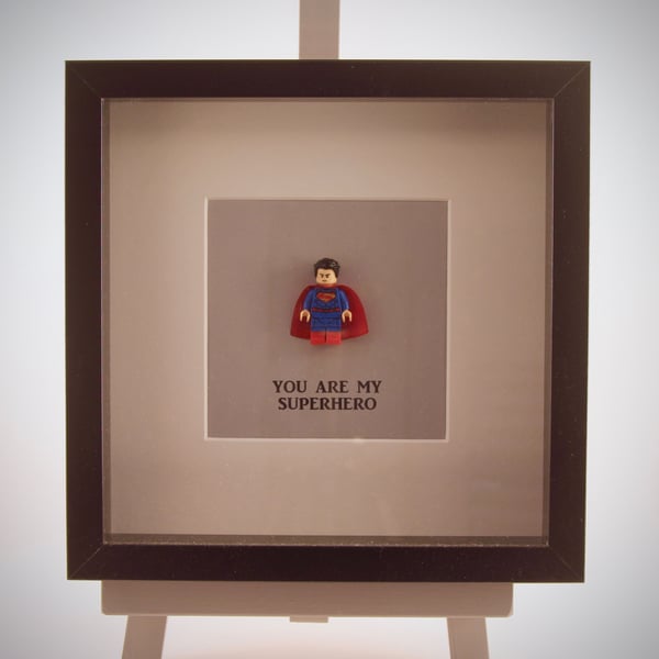 Superman mini Figure frame