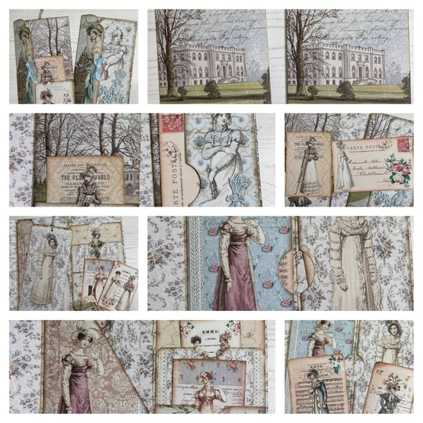 Folio Set of 2- Jane Austen theme - PB12