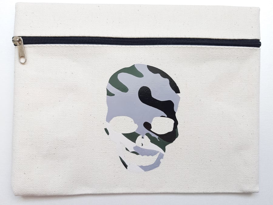 Large Canvas Pencil Case