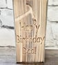 Happy Birthday Dad CUT & FOLD Book Folding Pattern - EMAILED PDF PATTERN - Image 1