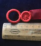 Dorset Button Reading Glasses Holder, Red - Image 2