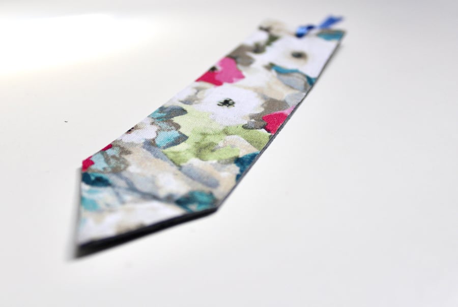 Handmade leather bookmark 