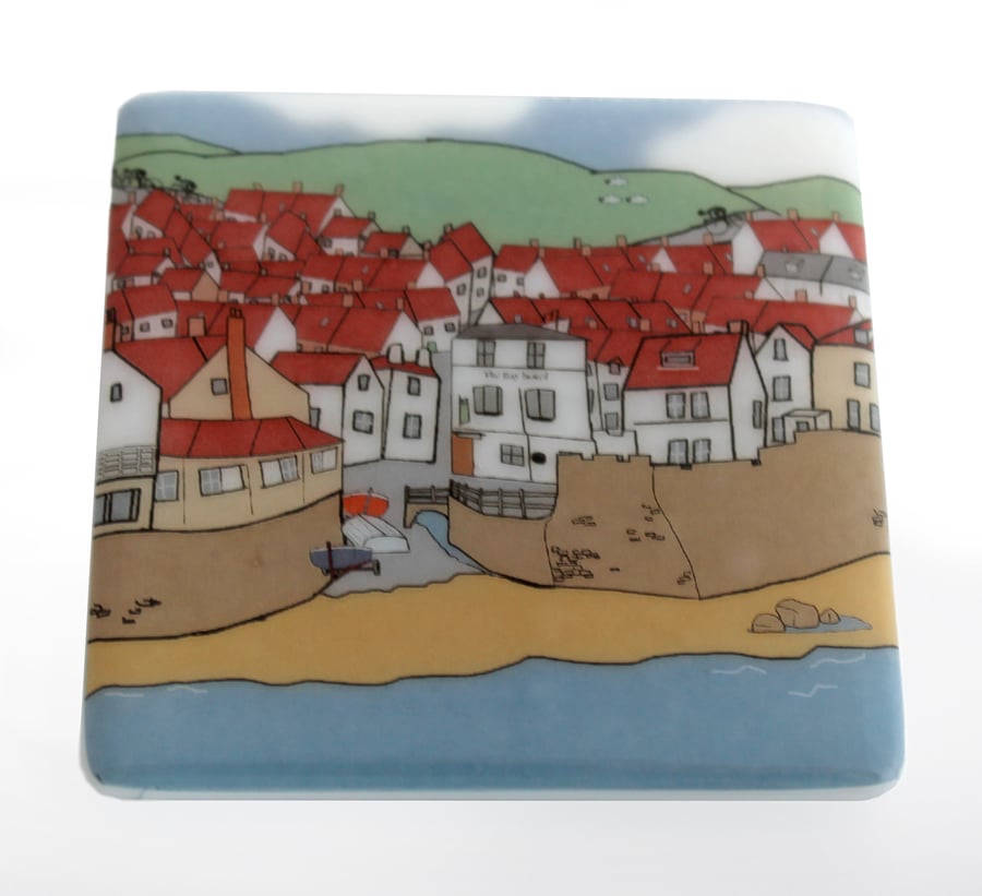 Robin Hood's Bay cycling coaster inspired by Tour de Yorkshire